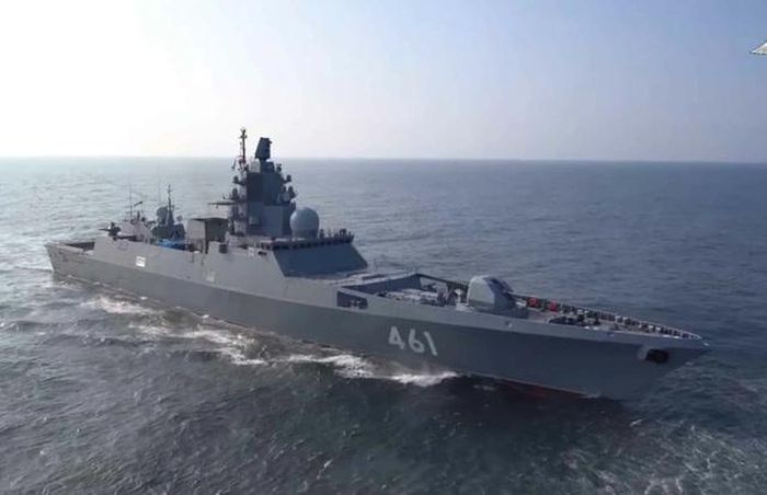 Khinh hạm RFS Admiral Kasatonov (F461) lớp Gorshkov của Hải quân Nga. Ảnh: Barents Observer