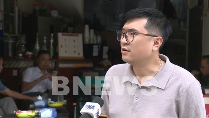 Anh Vương Đông Hải, chủ hộ kinh doanh tại phường Đống Đa (Hà Nội). Ảnh: Lê Phương/Bnews/vnanet.vn
