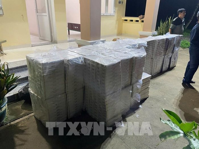 Tang vật bị tạm giữ. Ảnh: TTXVN phát