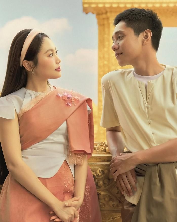 Phương Mỹ Chi dành nhiều lời khen cho Bảo Định, đặc biệt là sự chuyên nghiệp, ấm áp và tinh thần hỗ trợ cô trong quá trình quay MV (Ảnh: FBNV)