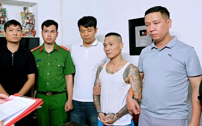 Bị can Nguyễn Văn Thùy (tức Tế điên). Ảnh: Công an Ninh Bình