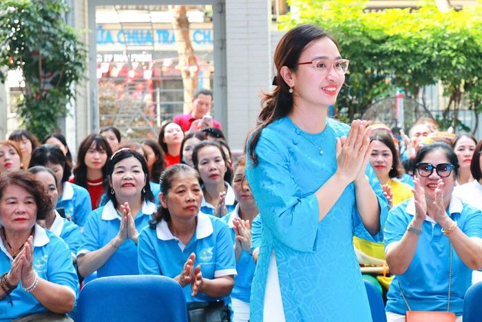 Bà Nguyễn Thanh Tú, Chủ tịch Hội LHPN phường Hai Bà Trưng, Hà Nội