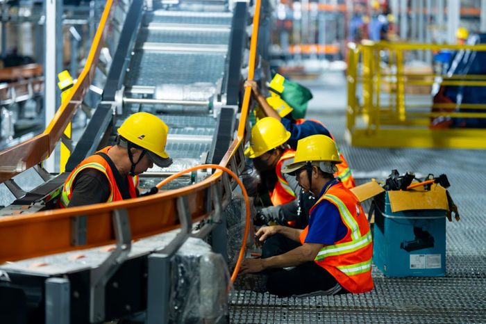 Dây chuyền được lắp đặt trong tổng thời gian khoảng 8 tháng