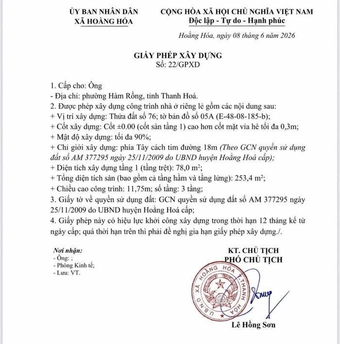 Một số hộ dân dù có sổ đỏ, có giấy phép xây dựng nhưng chưa thể xây nhà! (Tên nhân vật đã được xóa).