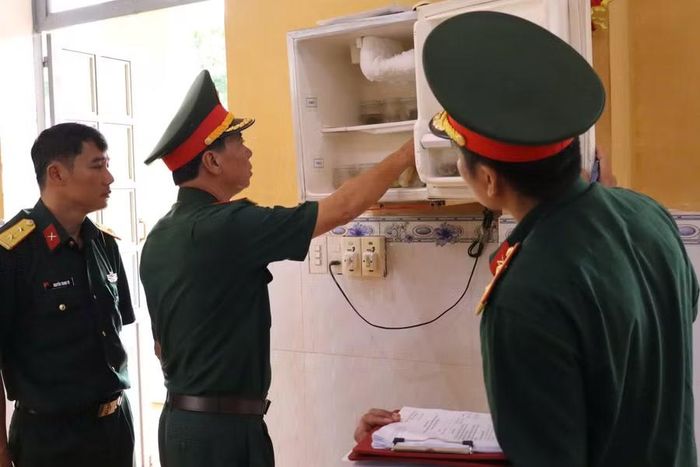 Hội thi diễn ra từ ngày 17 đến 19-8, với sự tham gia của 14 đầu mối bếp ăn trong toàn Sư đoàn. Ảnh: N.T