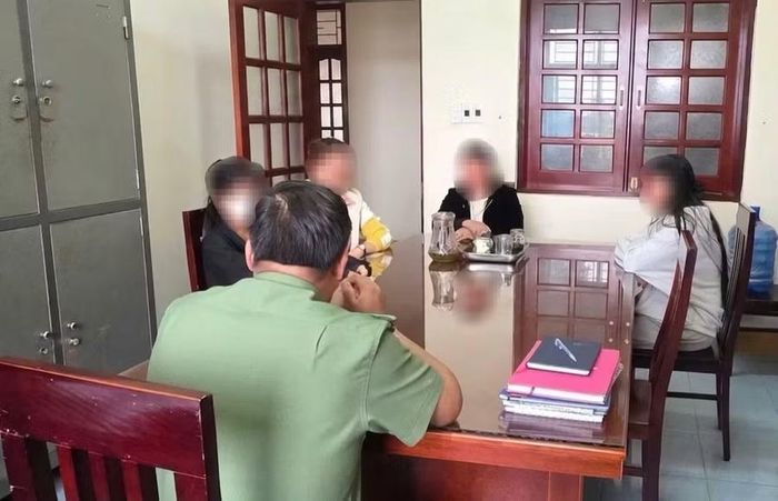 Công an xã Ia Grai đã nhanh chóng xác minh, làm việc với những người liên quan để xử lý vụ việc. Ảnh: ĐVCC