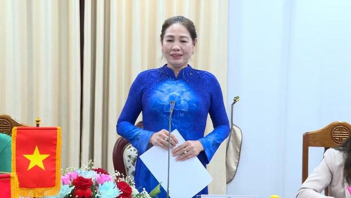  Phó Chủ tịch HĐND tỉnh Gia Lai Huỳnh Thúy Vân phát biểu tại tọa đàm. Ảnh: Đức Hải 