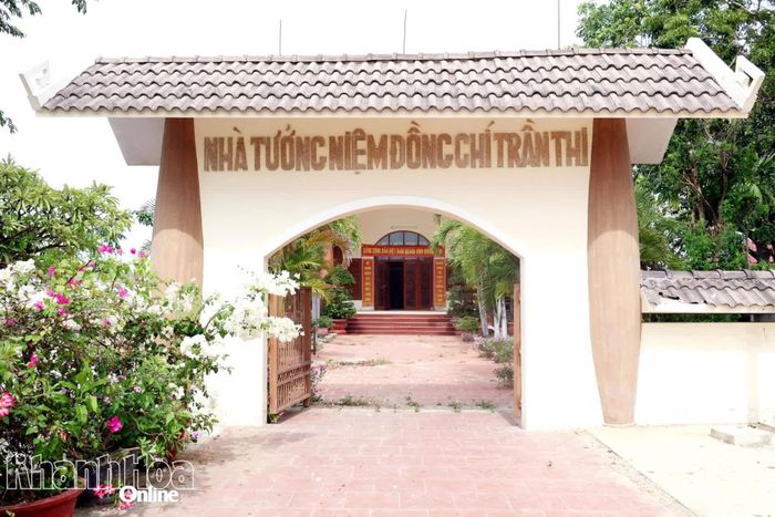 Nhà tưởng niệm đồng chí Trần Thi (xã Ninh Phước) - một trong những người lãnh đạo giành chính quyền ở phía nam Khánh Hòa tháng 8-1945. Ảnh: LÂM ANH