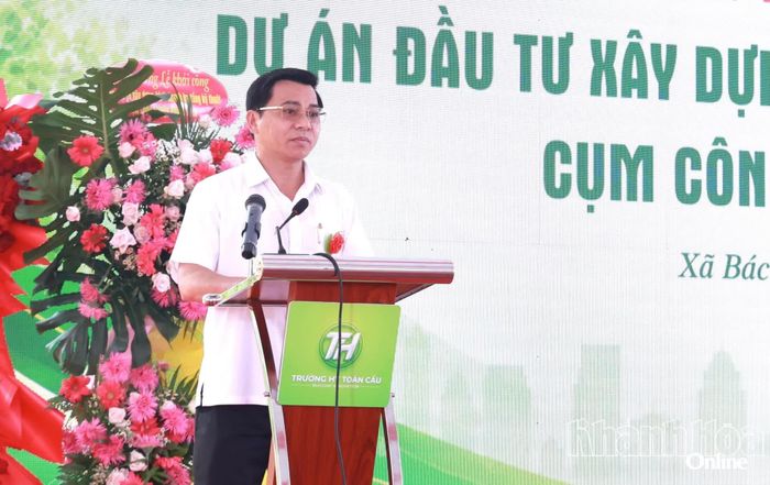 Đại diện Sở Công Thương phát biểu.