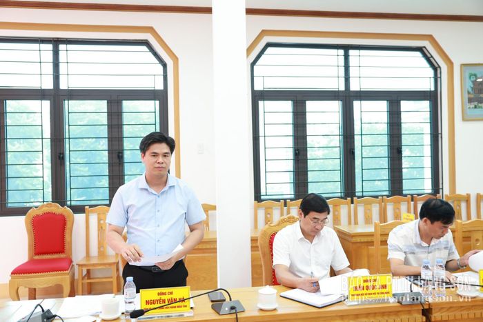 Đại diện Đoàn giám sát số 574 công bố quyết định giám sát chuyên đề