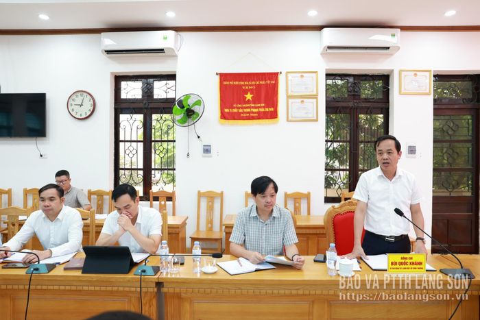 Giám đốc Sở Công Thương phát biểu tại hội nghị