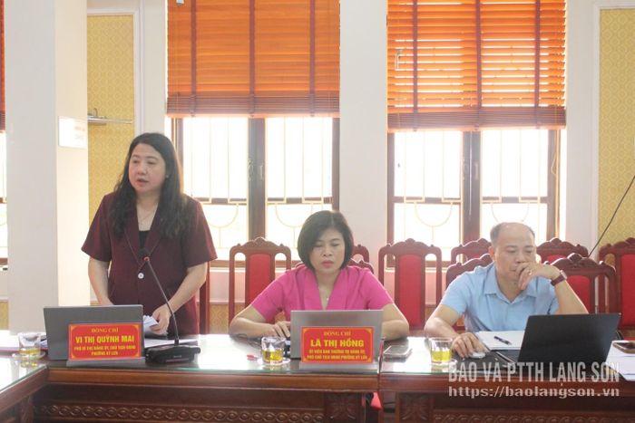 Lãnh đạo UBND phường Kỳ Lừa giải trình, làm rõ một số nội dung liên quan