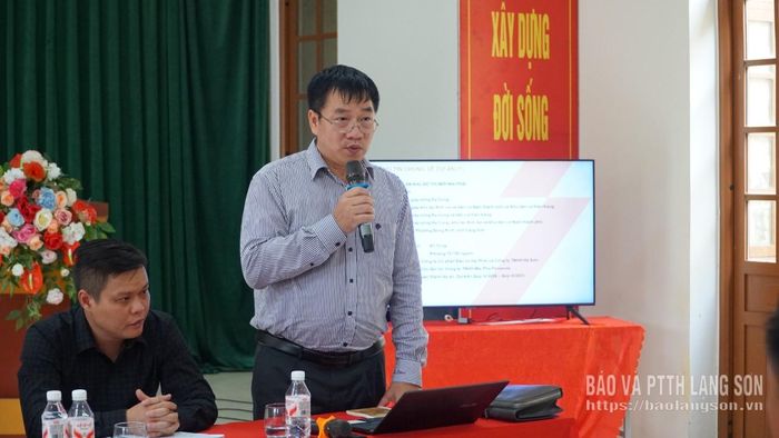Đại diện chủ đầu tư giới thiệu tóm tắt thông tin dự án