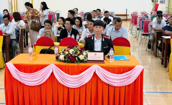Lãnh đạo Thanh tra tỉnh dự khai mạc chương trình tập huấn tại khu vực III