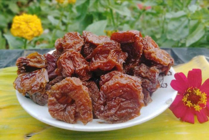 Sản phẩm táo sấy OCOP 3 sao của anh Vinh tạo ấn tượng và thu hút khách hàng trên nền tảng số