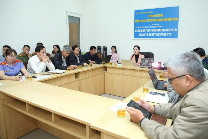 Quang cảnh cuộc họp tại điểm cầu tỉnh Lâm Đồng