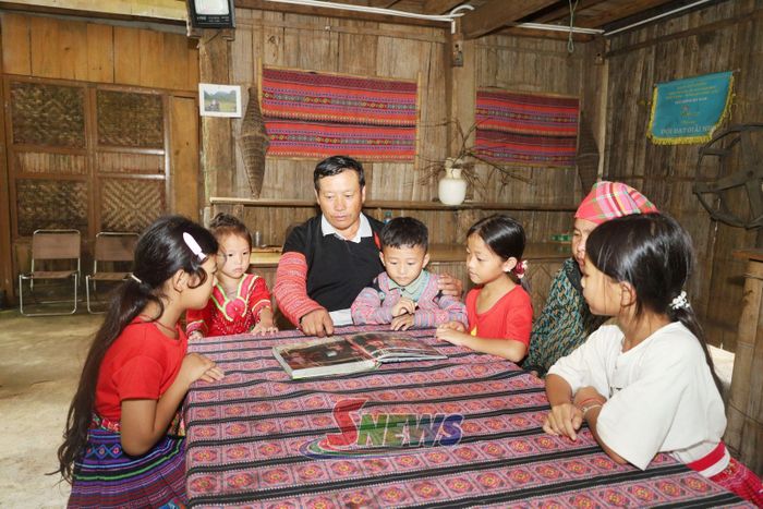 Dòng họ Hàng, tổ dân phố Pa Khen, phường Thảo Nguyên duy trì truyền thống hiếu học. Ảnh: PV