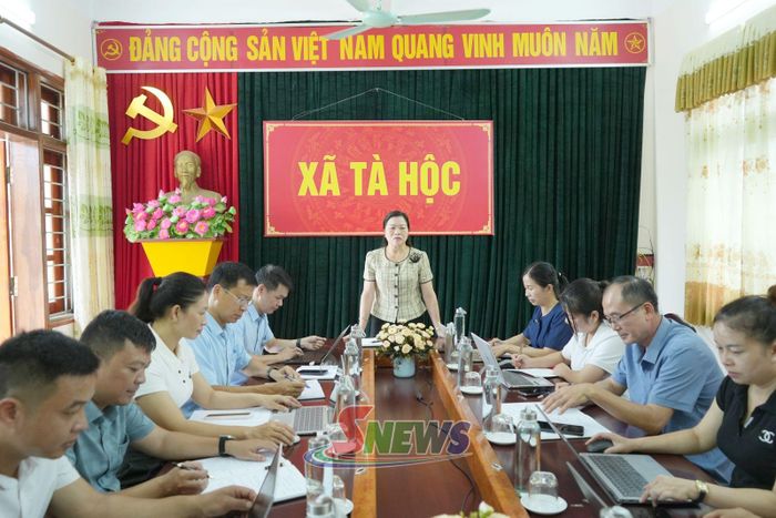 Đảng ủy xã Tà Hộc quán triệt, triển khai công tác chuyển đổi số.