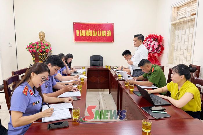 UBND xã Mai Sơn trả lời những kiến nghị của Viện Kiểm sát nhân dân khu vực 4 - Sơn La.