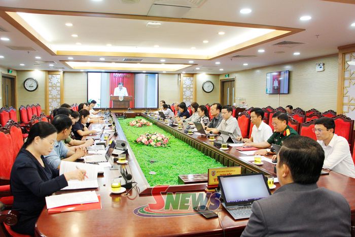 Hội nghị được tổ chức bằng hình thức trực tuyến tới điểm cầu tỉnh, thành trong toàn quốc.