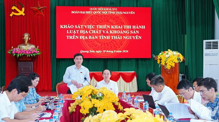 Quang cảnh buổi làm việc.
