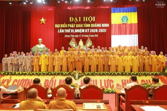 Đại hội đại biểu Phật giáo tỉnh Quảng Ninh nhiệm kỳ 2026-2031 thành tựu viên mãn