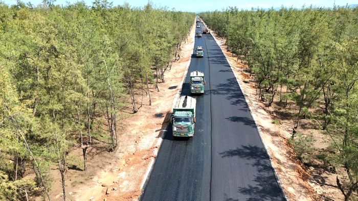 Năng lực nhà thầu thể hiện rõ qua sự bứt tốc thi công của dự án. (Ảnh: Lê Danh)