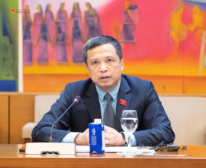 ĐBQH hoạt động chuyên trách tại Ủy ban Quốc phòng, An ninh và Đối ngoại Phạm Phú Bình phát biểu