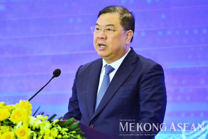 Phó Thủ tướng thường trực Chính phủ Phạm Gia Túc chỉ đạo tại lễ công bố. Ảnh: Lê Hồng Nhung - Mekong ASEAN