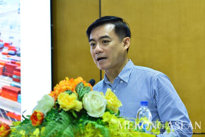 Ông Vũ Tú Thành, Quyền Giám đốc điều hành khu vực ASEAN kiêm Trưởng đại diện tại Việt Nam, Hội đồng Kinh doanh Hoa Kỳ - ASEAN. Ảnh: Lê Hồng Nhung - Mekong ASEAN