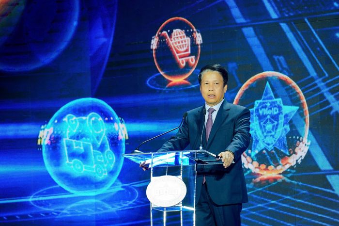 Phó Thống đốc Phạm Tiến Dũng phát biểu khai mạc sự kiện Chuyển đổi số ngành Ngân hàng năm 2026 - Ảnh: Hoàng Giáp