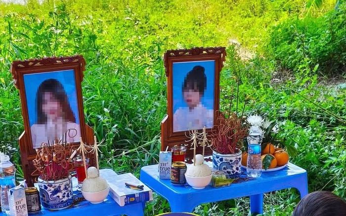 Di ảnh 2 cô gái được đăng tải trên mạng xã hội kêu gọi ủng hộ kinh phí lo hậu sự của nhóm L.T.A.