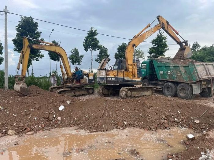 Hiện trường vụ việc.