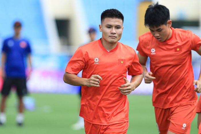 Một số hình ảnh trong buổi tập chiều 18/8.