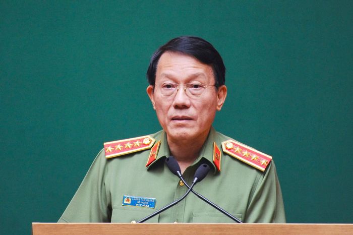 Bộ trưởng Lương Tam Quang phát biểu bế mạc hội thảo.