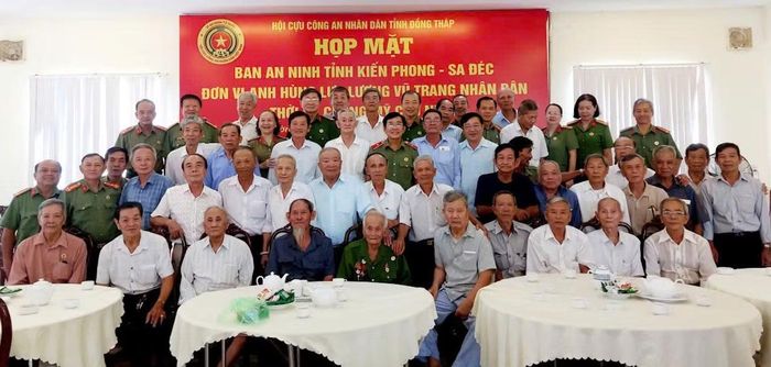 Hội Cựu CAND tỉnh Đồng Tháp tổ chức họp mặt Ban An ninh tỉnh Kiến Phong – Sa Đéc.