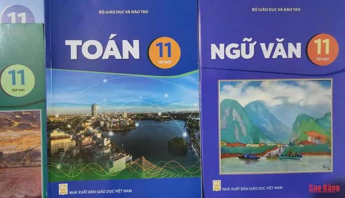 Năm 2026, có 11 sách giáo khoa được chỉnh sửa, phê duyệt.