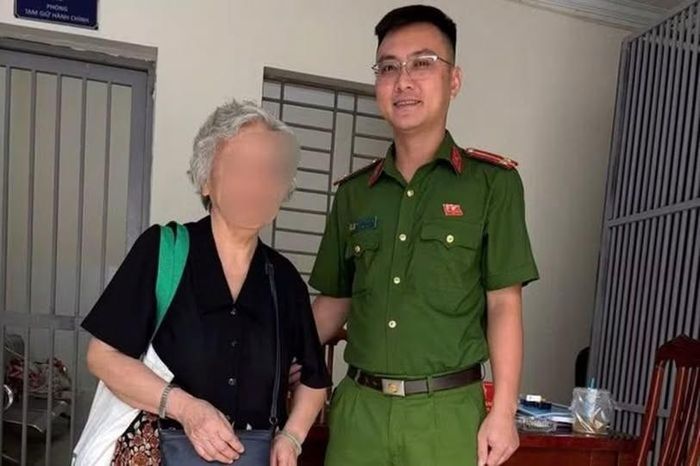 Bà N. đã tránh được vụ lừa đảo số tiền lớn. Ảnh: CA.↵