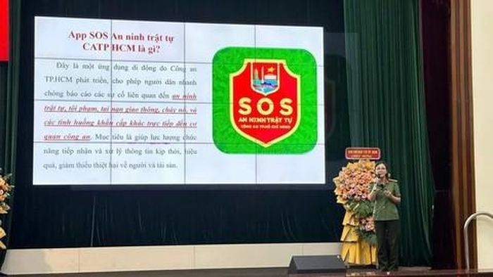 Giới thiệu App “SOS An ninh trật tự” trong Ngày hội toàn dân bảo vệ an ninh Tổ quốc