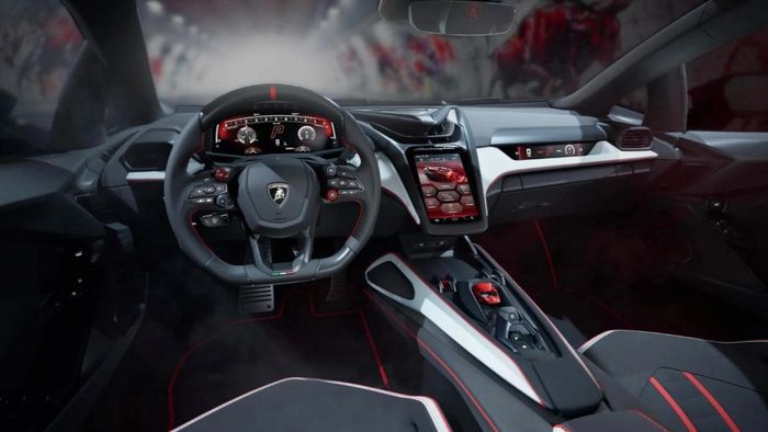 Thiết kế khoang lái Lamborghini Revuelto SV. Ảnh: Lamborghini.