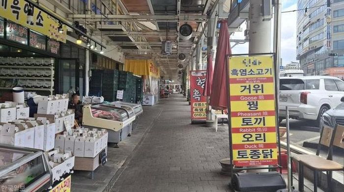 Tại chợ Moran ở thành phố Seongnam, hoạt động buôn bán đã suy giảm rõ rệt