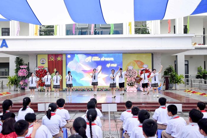 Năm học 2026-2027, Trường THCS chất lượng cao Trưng Vương có 874 học sinh. Ảnh: Thảo Phạm