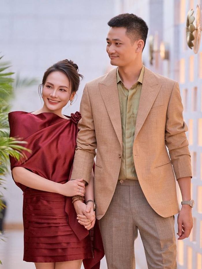 Bảo Thanh và chồng hơn 12 tuổi.