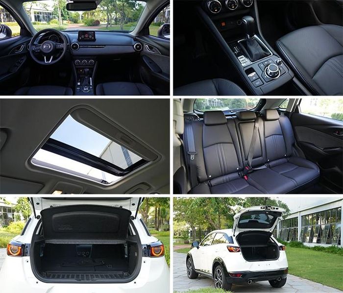 Khoang cabin của Mazda CX-3 2025 được thiết kế theo phong cách tối giản đặc trưng
