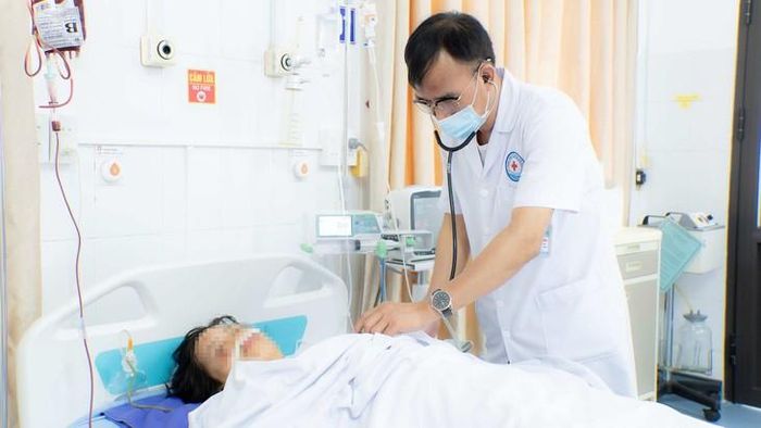 Sau phẫu thuật tình trạng bệnh nhân ổn định và tiếp tục được theo dõi, điều trị tại bệnh viện. Ảnh: BVCC