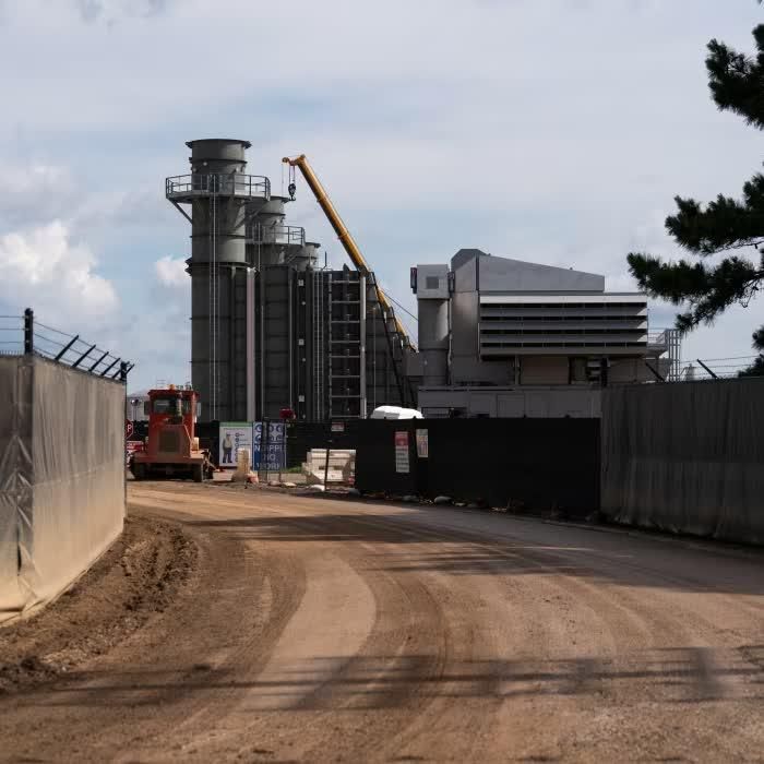  Lối vào cơ sở turbine khí của xAI ở Southaven, Mississippi. Ảnh: Kevin Wurm/Reuters. 