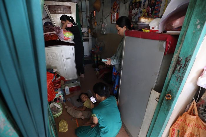  Khu Mả Lạng là khu dân cư đông đúc ở trung tâm thành phố với nhiều nhà xây dựng lâu năm, diện tích nhỏ, xuống cấp và hạ tầng thiếu đồng bộ. Ảnh: Quỳnh Danh. 
