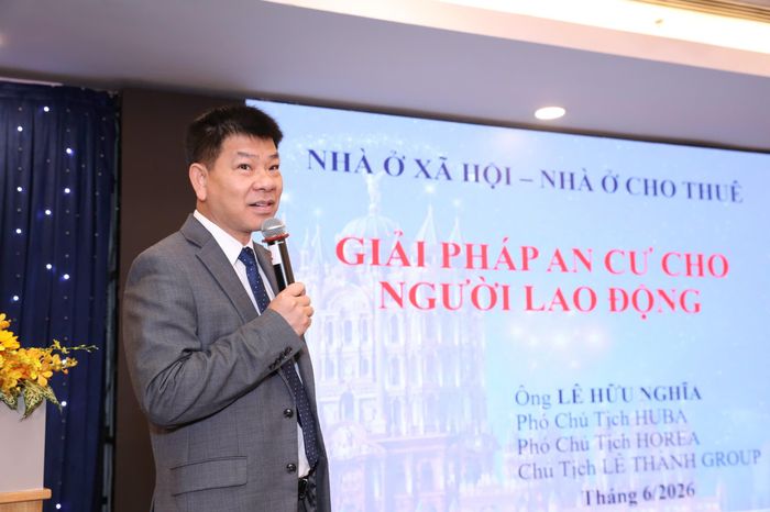 Ông Lê Hữu Nghĩa, Phó chủ tịch Hiệp hội Doanh nghiệp TP.HCM. Ảnh: BTC.