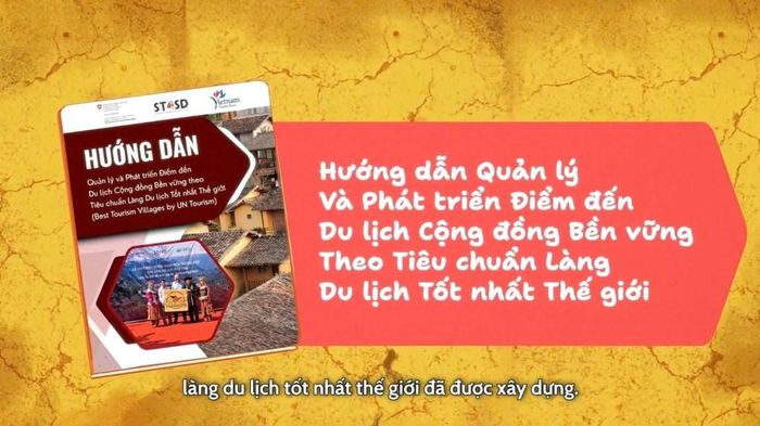 Tài liệu hướng dẫn quản lý và phát triển điểm đến du lịch cộng đồng bền vững theo tiêu chuẩn Làng Du lịch tốt nhất của UN Tourism