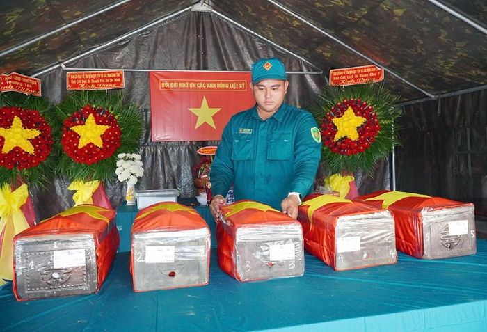 TP.HCM hoàn thành công tác tìm kiếm, quy tập 5 hài cốt liệt sĩ tại khu vực ấp Lạc An 3